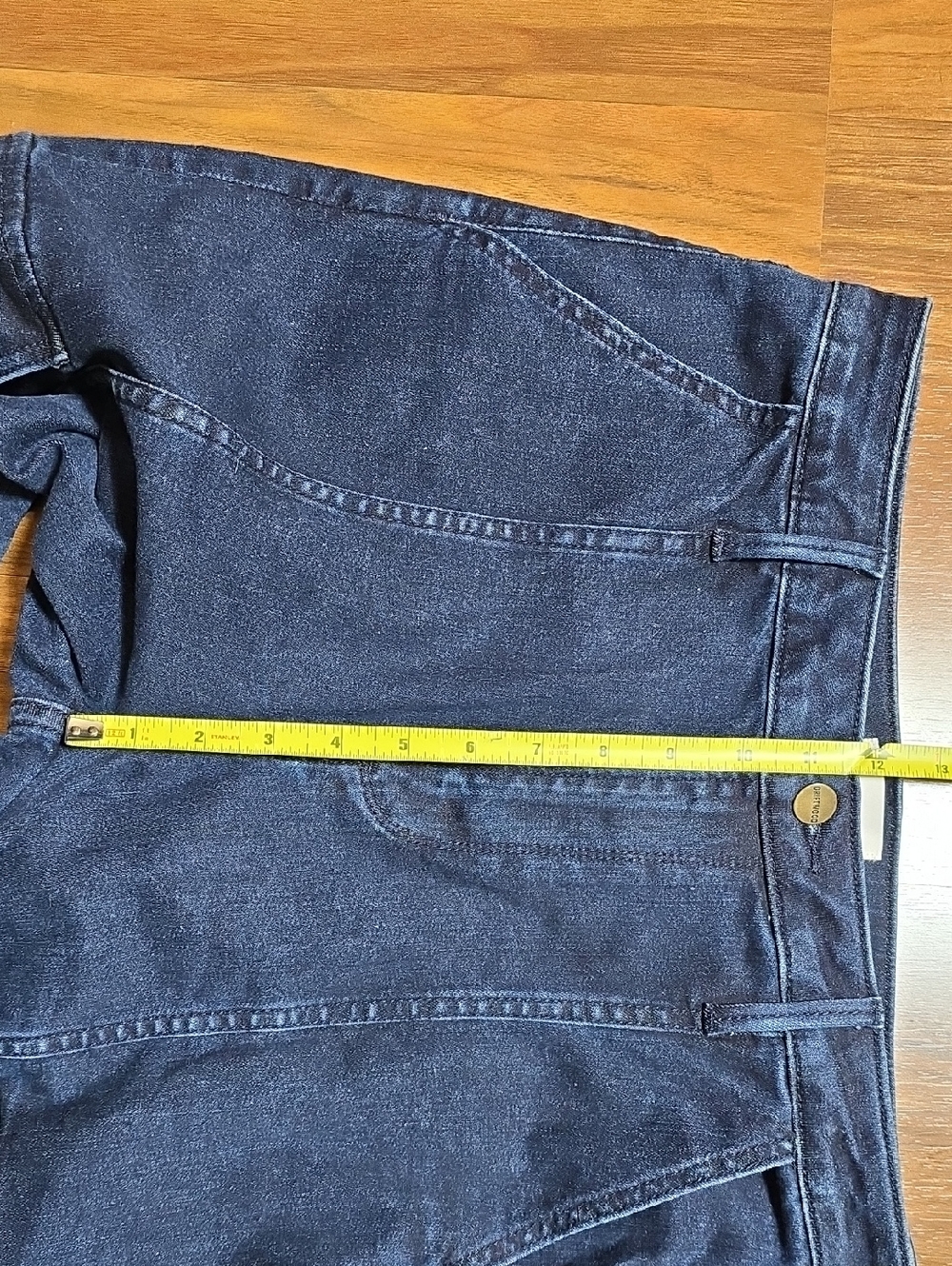 Driftwood Jeans 31 Blue Cargo High Rise Wide Leg Stretch Utility - Picture 9 of 10